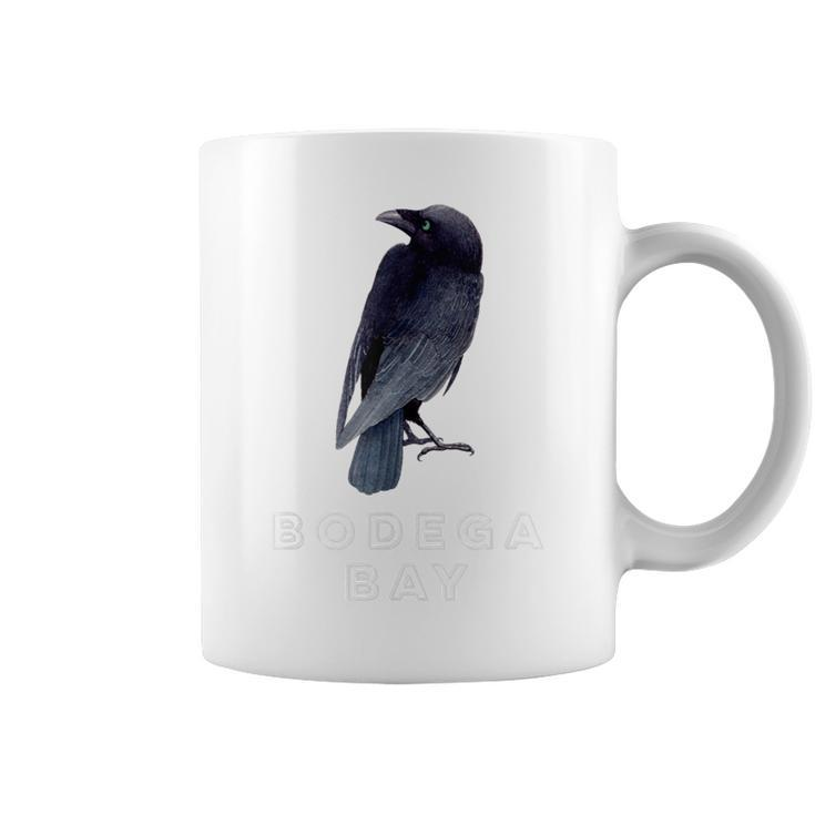 Bodega Bay Northern California Coast Crow Raven Lovers Coffee Mug