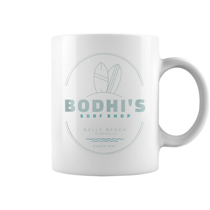 Bodhi's Surf Shop Bells Beach Australia Est 1991 Coffee Mug