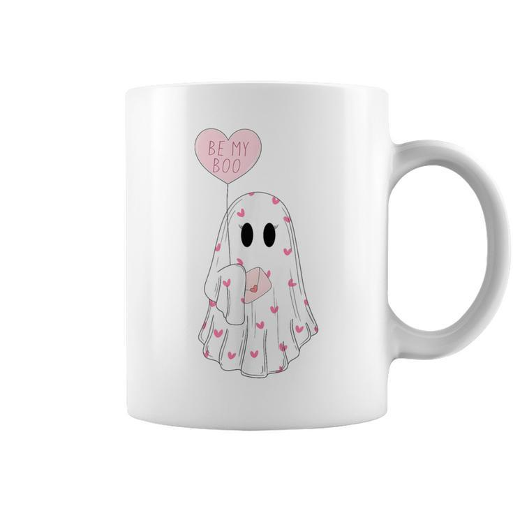 Be My Boo Ghost Happy Valentine's Day Couple Coffee Mug