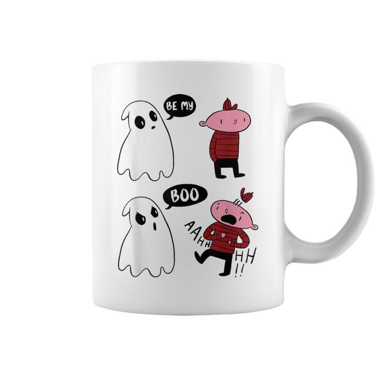 Be My Boo Ghost Valentines Day Coffee Mug