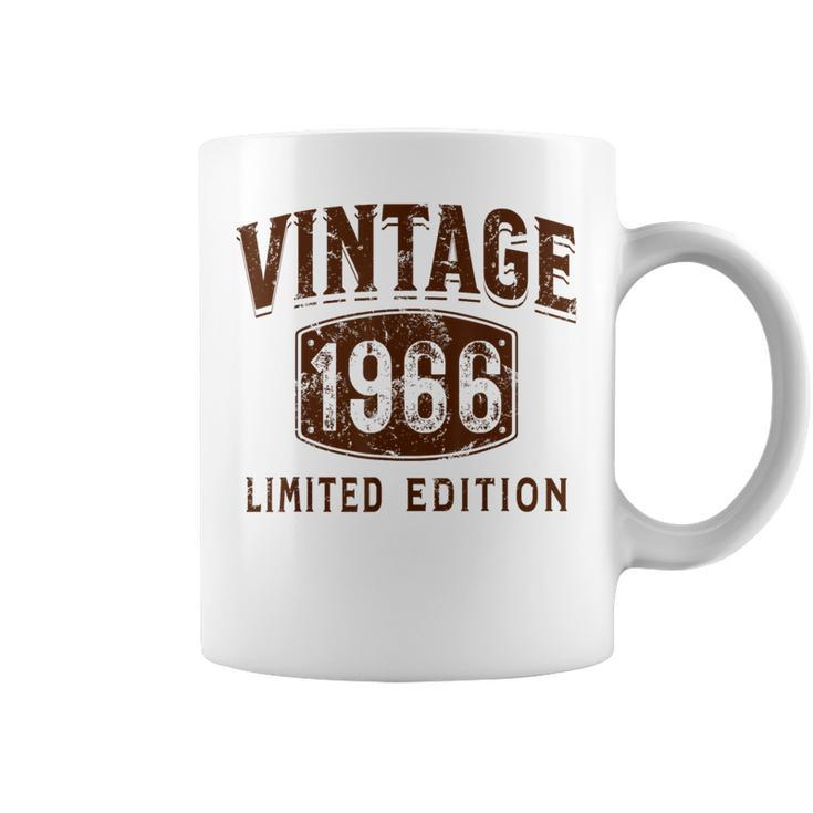 Born In 1966 Limited Edition Birthday Vintage 1966 Coffee Mug