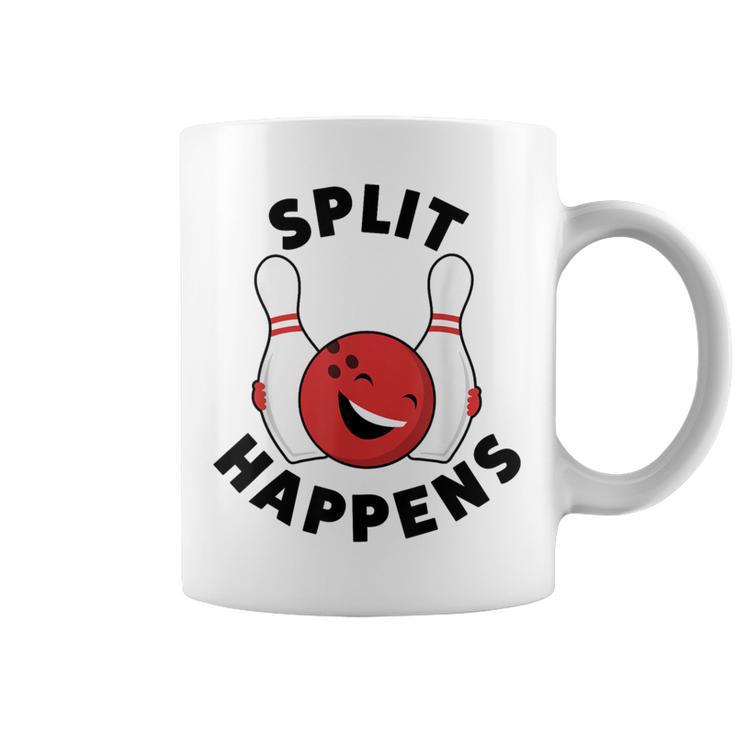 Bowling For And Split Happens Coffee Mug