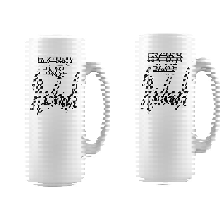 Boyfriend Fiancé Husband Just Married Wedding Matching Coffee Mug