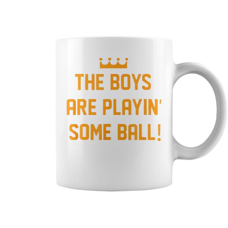 The Boys Are Playing Some Ball Coffee Mug