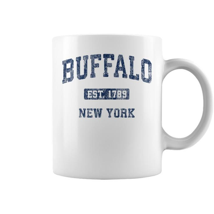 Buffalo New York Ny Vintage Athletic Sports Coffee Mug