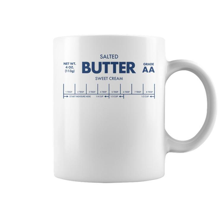 Butter Stick Retro Style Blue Sayings Coffee Mug