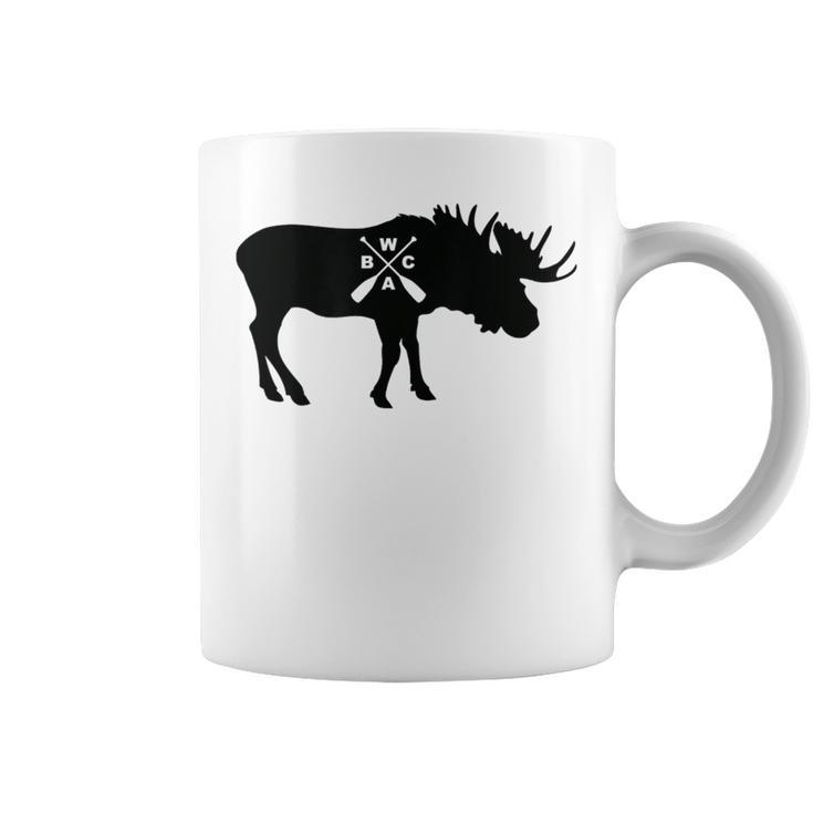 Bwca Minnesota Moose And Canoe Paddle Inlay Coffee Mug