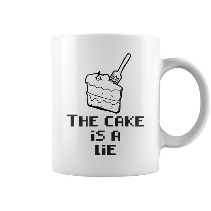 The Cake Is A Lie Portal Meme Coffee Mug