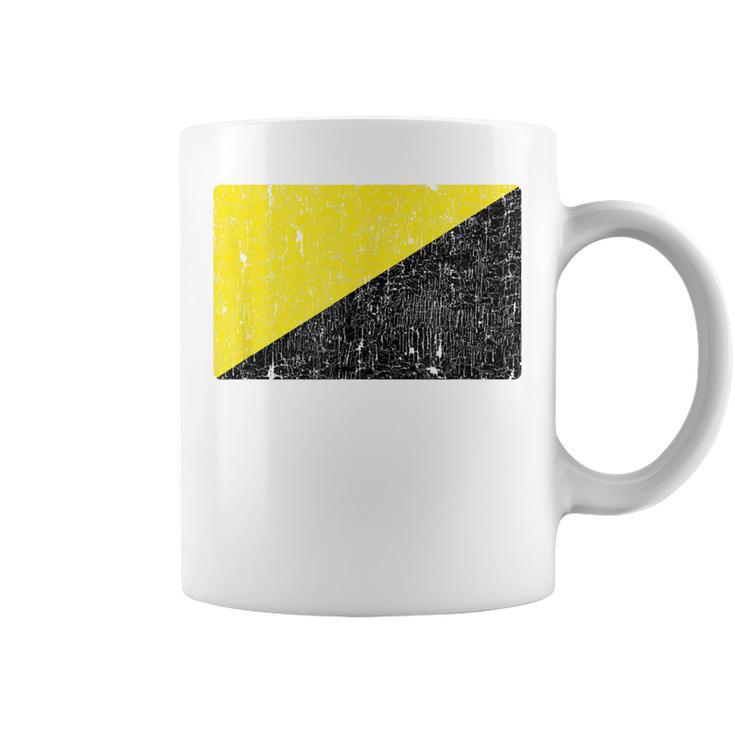 Camisa Anarcho Capitalista Anarcho Bandera Anarco-Capitalista Taza de café