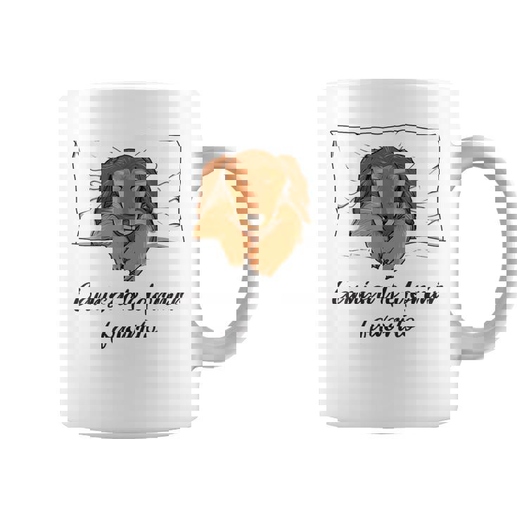 Camisa De Dormir Perro Pijama Perro Salchicha Taza de café