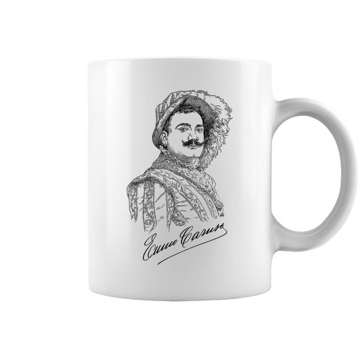 Caruso Enrico Caruso Italian Tenor Singer Opera Music Italian Tenor Opera Coffee Mug