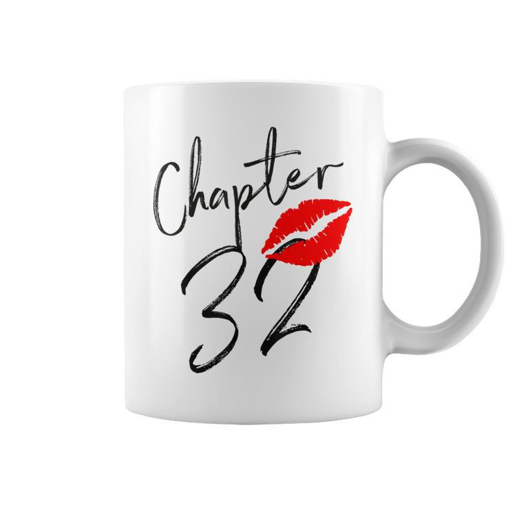Chapter 32 Years Lips Love 32 Nd Birthday Born In 1989 Coffee Mug