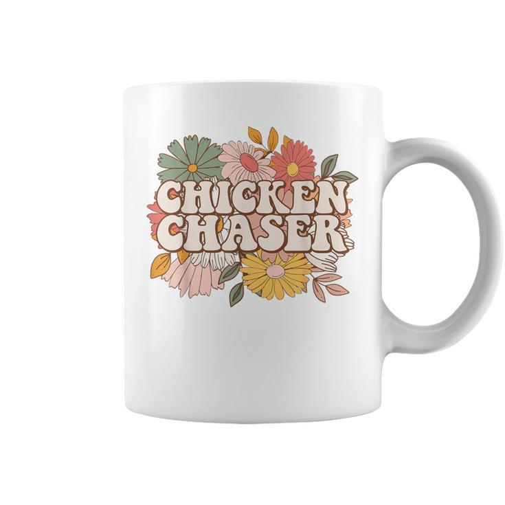 Chicken Chaser Farmer Chicken Lovers Farm Lover Coffee Mug