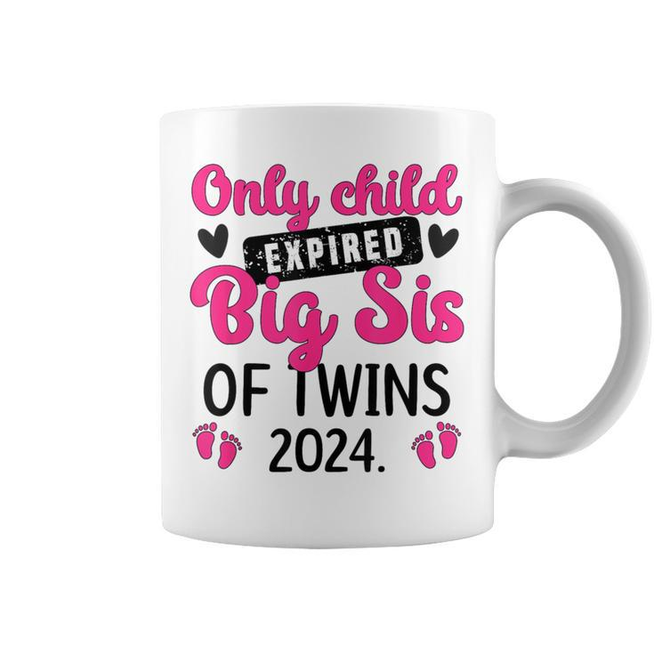 Only Child Promoted To Big Sister Of Twins 2024 Coffee Mug