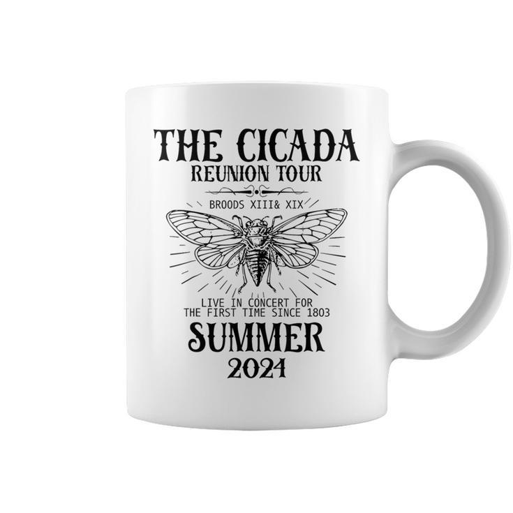 The Cicadas Reunion Us Tour 2024 Cicada Concert Fest Lover Coffee Mug