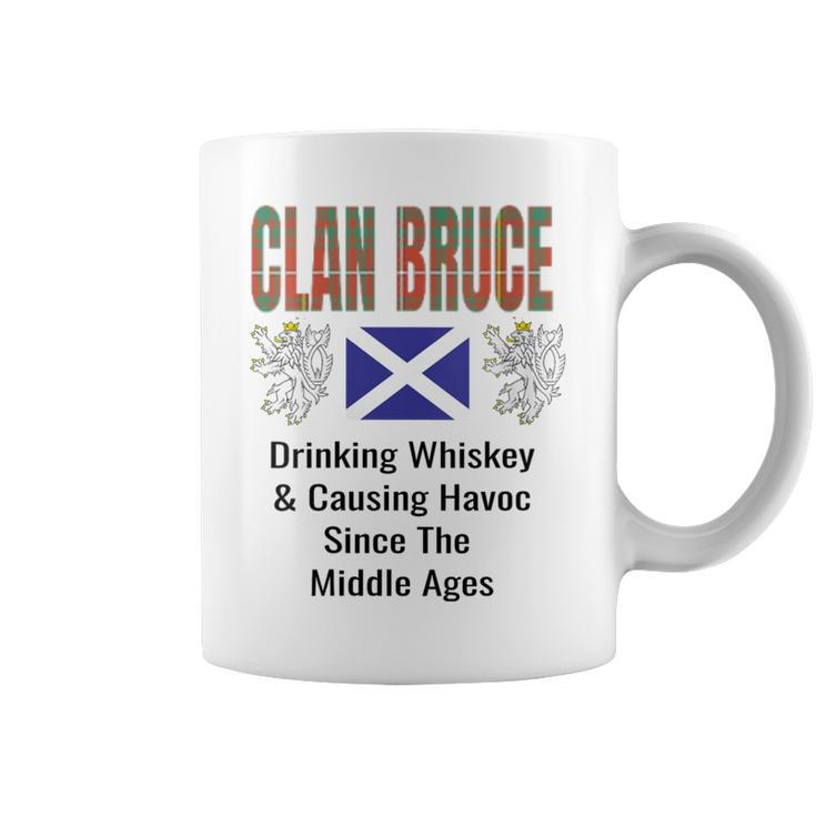 Clan Bruce Tartan Scottish Family Name Scotland Pride Coffee Mug