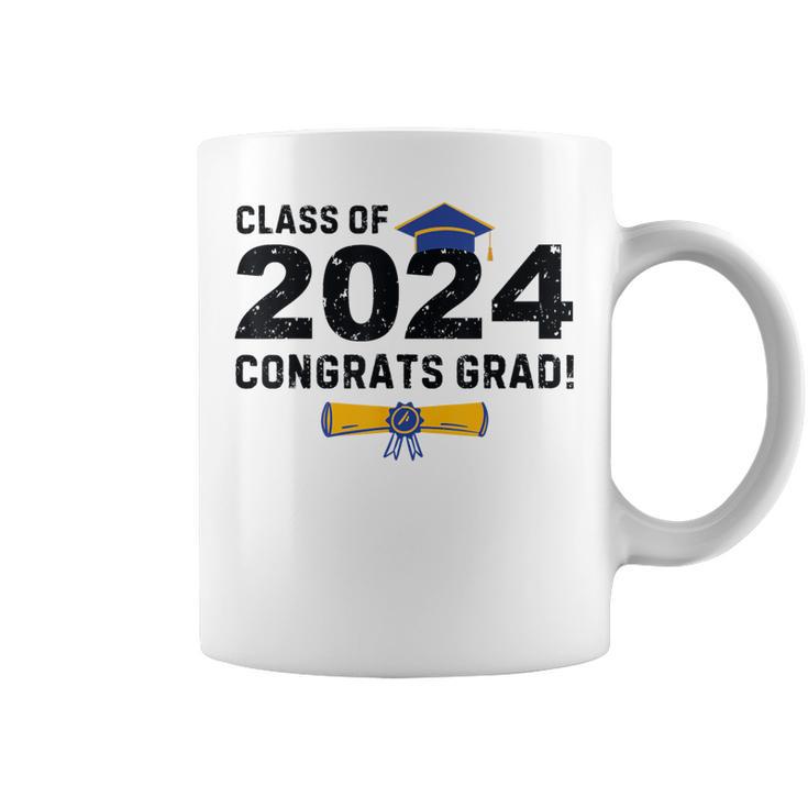 Class Of 2024 Congrats Grad 2024 Congratulations Graduate Coffee Mug