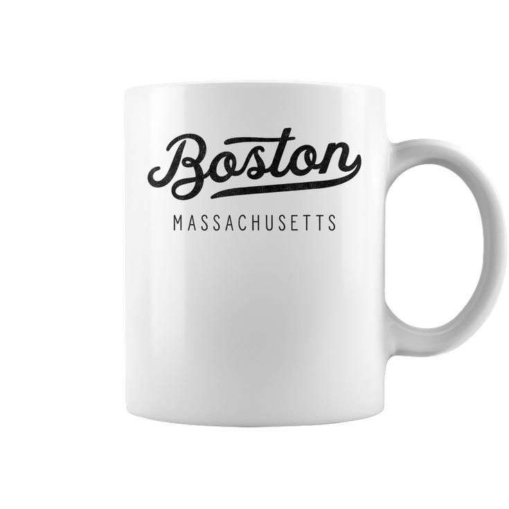 Classic Retro Vintage Boston Massachusetts Usa Coffee Mug