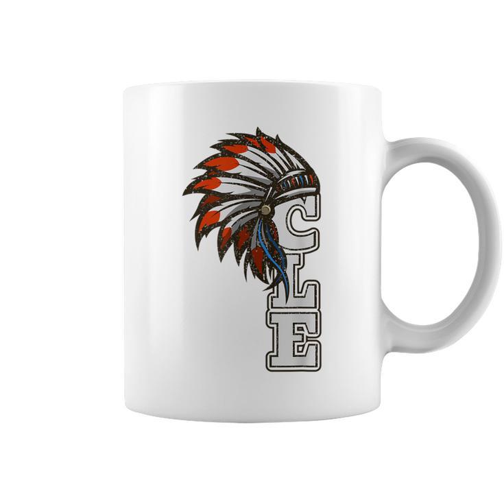 Cle Cleveland Ohio Native American Indian Tribe Coffee Mug