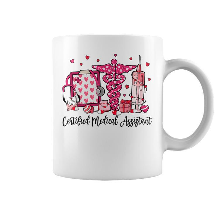 Cma Certified Medical Assistant Hearts Valentine's Day Coffee Mug