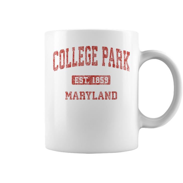 College Park Maryland Md Vintage Athletic Sports Coffee Mug