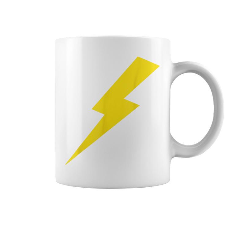 Cool Lightning Bolt Yellow Print Coffee Mug