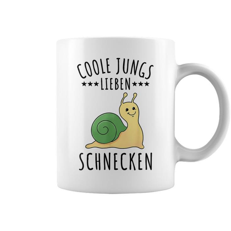 Coole Jungs Lieben Schnecken Geschenk Tassen