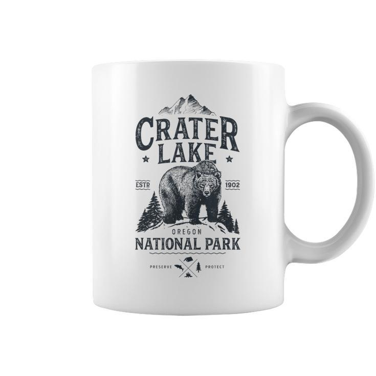 Crater Lake National Park T Oregon Bear Vintage Coffee Mug