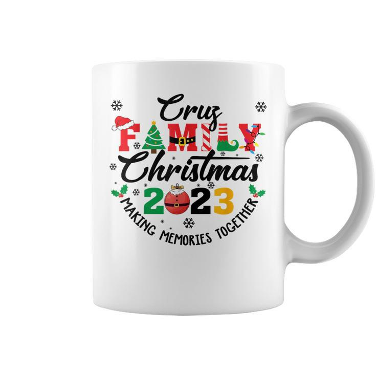 Cruz Family Name Christmas Matching Surname Xmas Coffee Mug