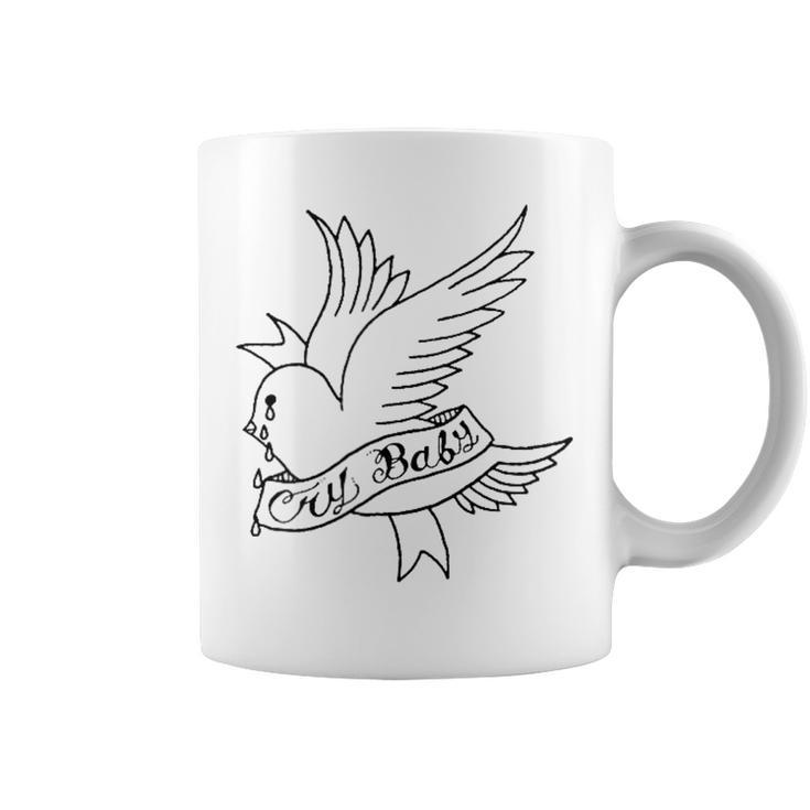 Cry Baby Aesthetic Tattoo Crybaby Bird Coffee Mug