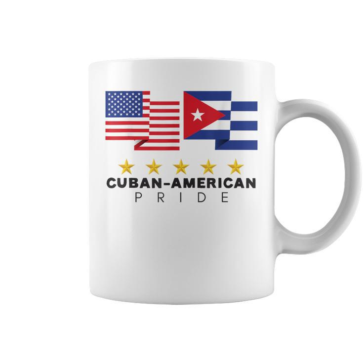 Cuban American Pride Patriotic Usa & Cuban Flags Coffee Mug
