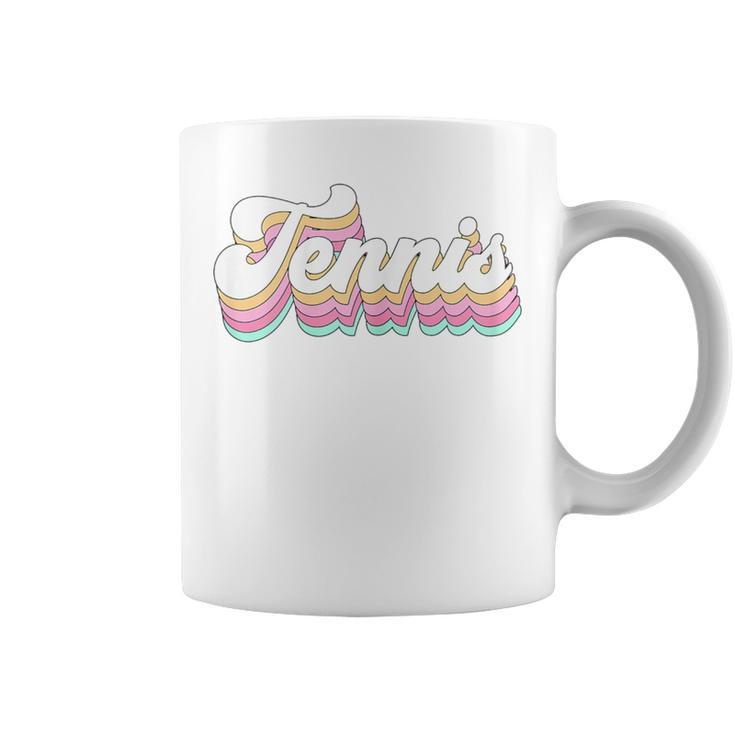 Cute Retro Tennis Pastel Aesthetic For N Girls Coffee Mug