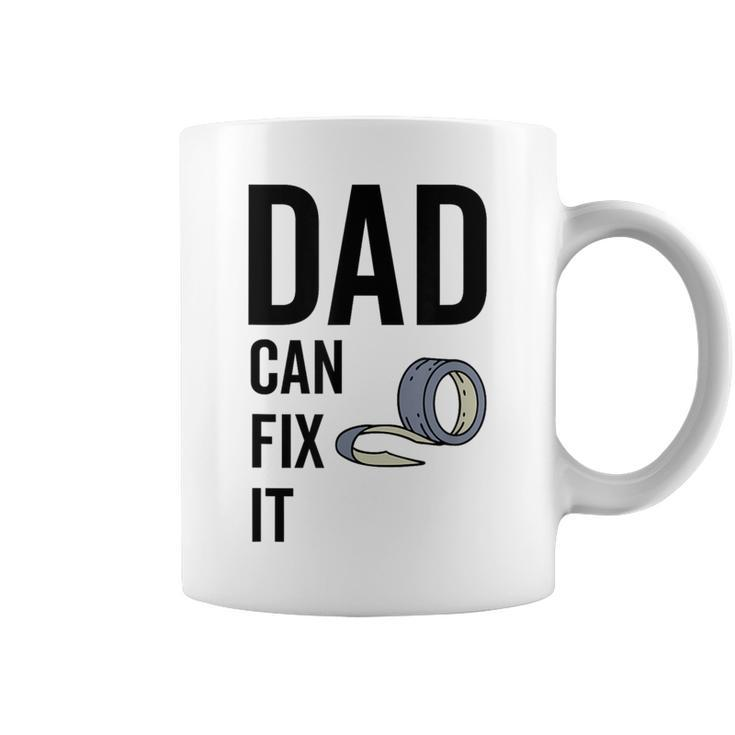 Dad Can Fit It Handyman Diy Duct Tape Father's Day Coffee Mug