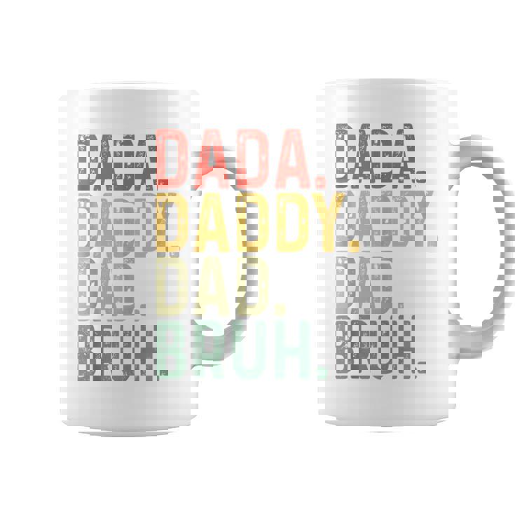 Dada Daddy Dad Bruh Father's Day Proud Dad Grandpa Coffee Mug