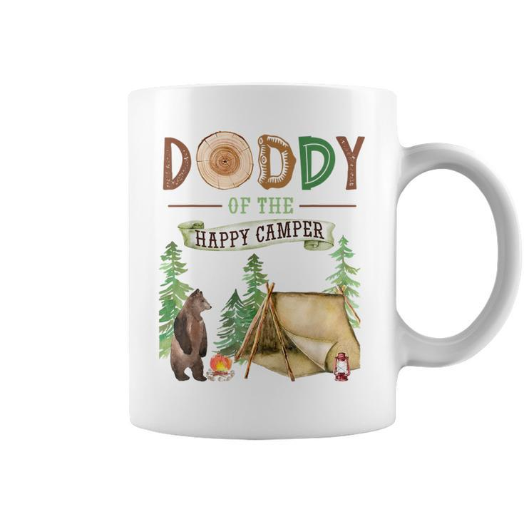 Daddy Of The Happy Camper First Birthday Camping Daddy Dada Coffee Mug