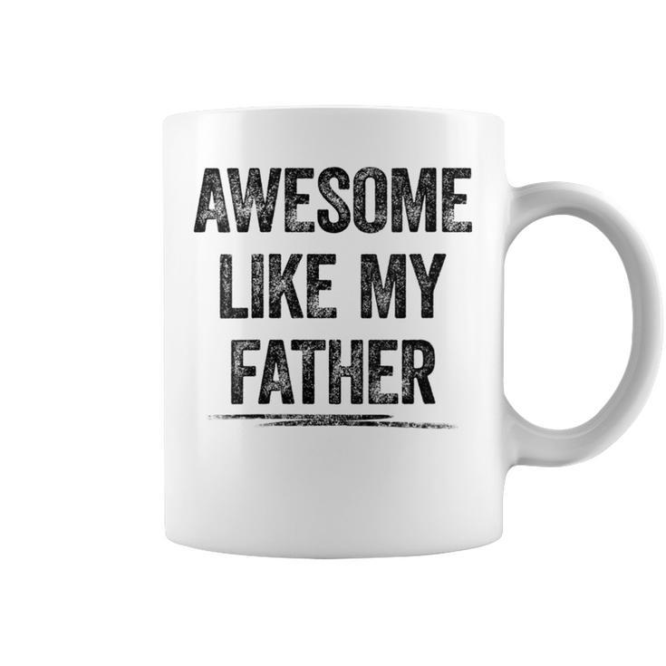 Damen Awesome Like My Fatherater Sohn Papa Tochter Geschenke Mit-Ausschnitt Tassen