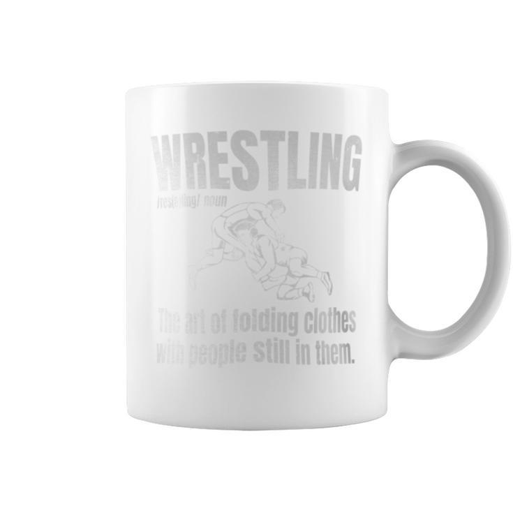 Definition Of Wrestling Wrestler Definition Coffee Mug