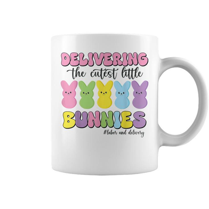 Delivering The Cutest Bunnies Labor & Delivery Nurse Easter Coffee Mug