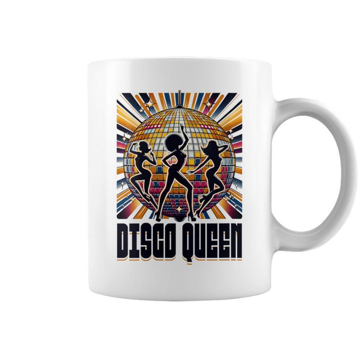 Disco Queen 70'S 80'S Retro Vintage Disco Coffee Mug