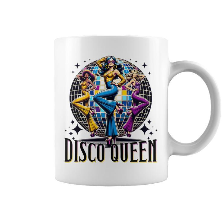 Disco Queen 70'S 80'S Retro Vintage Costume Disco Dance Coffee Mug