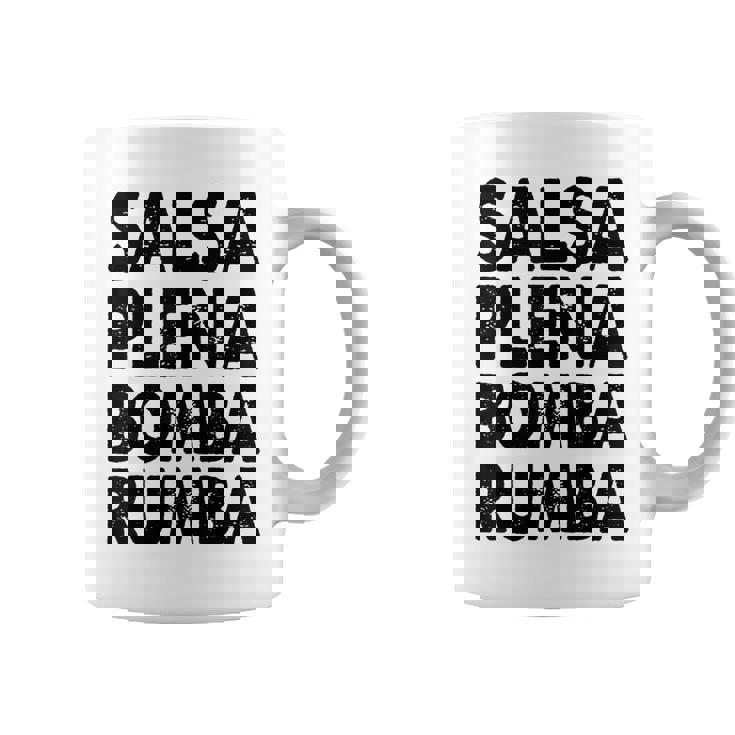 Divertido Salsa Dance S Salsa Plena Bomba Rumba Taza de café
