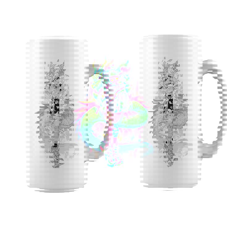 Dragon Fille Drôle Pastel Japon L'anime Esthétique Japonais Tasse
