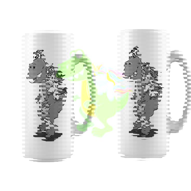 Drôle Licorne Sur Dinosaure Mignons Enfants Et Adultes Tasse