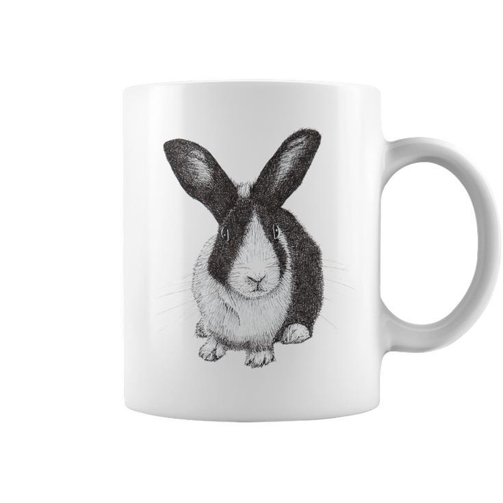 Dutch Rabbit Cute Bunny Sketch Coffee Mug