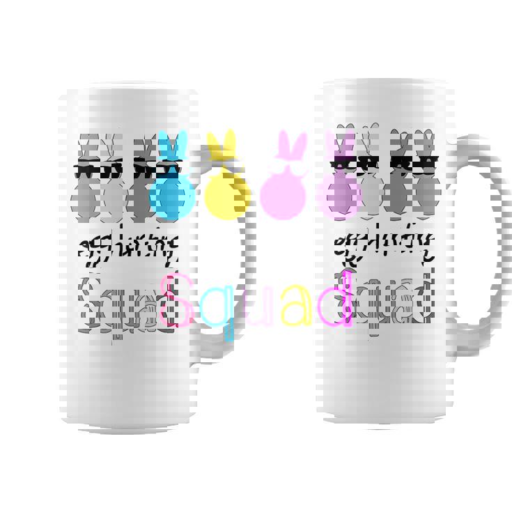 Easter Bunnies Egg Hunting Squad Girls Boys Coffee Mug