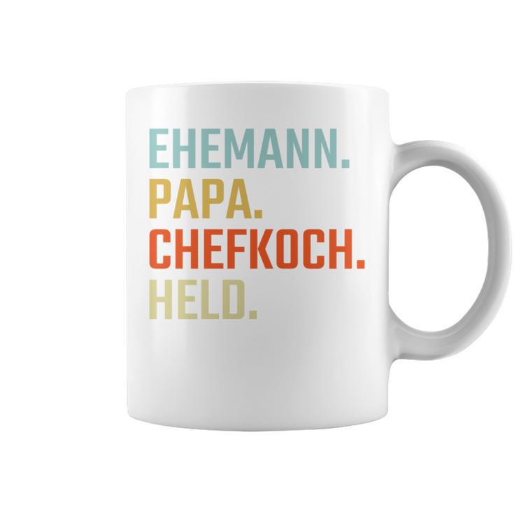 Ehemann Papa Chefkoch Held Geschenk Zumatertag Tassen