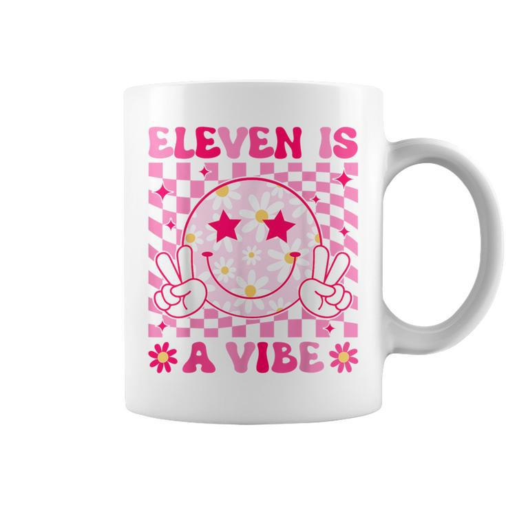Eleven Is A Vibe Birthday 11 Year Old Girls 11Th Birthday Coffee Mug