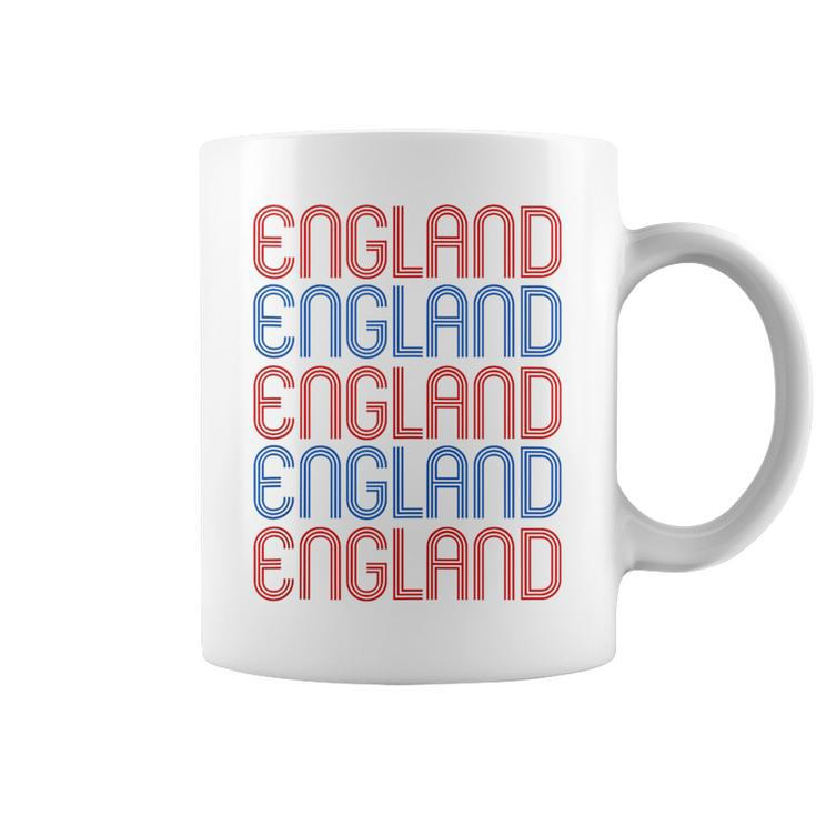 England 24 English Retro Sports Fans 2024 Vintage Classic Coffee Mug