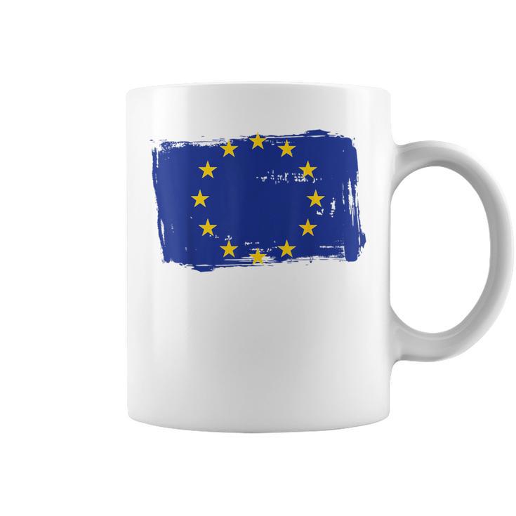 Eu Vintage Flag Europe European Union Coffee Mug