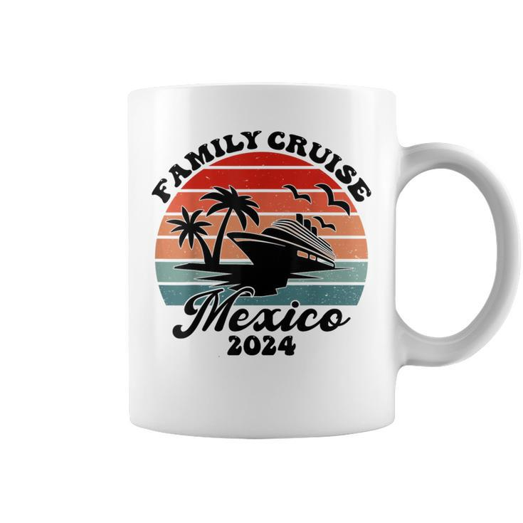 Family Cruise Mexico 2024 Family Matching Couple Coffee Mug